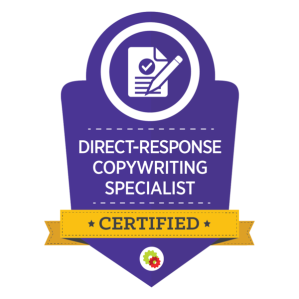Direct-response copywriting specialist certified logo